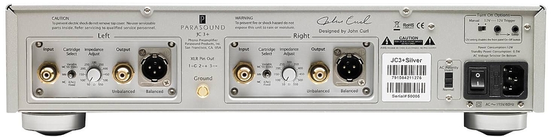 Фонокорректор Parasound JC3 Plus silver артикул 058353Si-1 фото 4