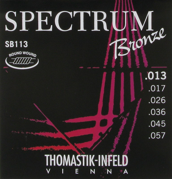 Струны для акустической гитары Thomastik SB113 Spectrum артикул 332659Si-1