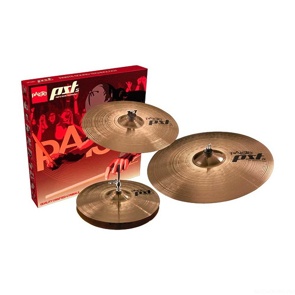 Комплект тарелок Paiste 000068USET New PST5 Universal Set артикул 334201Si-1 в интернет-магазине «HiFiRussia»