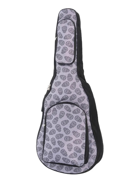 Чехол для гитары MEZZO MZ-ChG-12-3skull2/b артикул 332857Si-1
