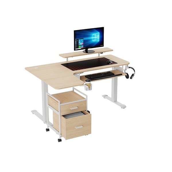 Стол компьютерный EUREKA ERK-EHD-L60R-MW артикул 336672Si-1 фото 5