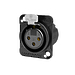 Разъем панельный XLR3 Seetronic MK3F2C-BG