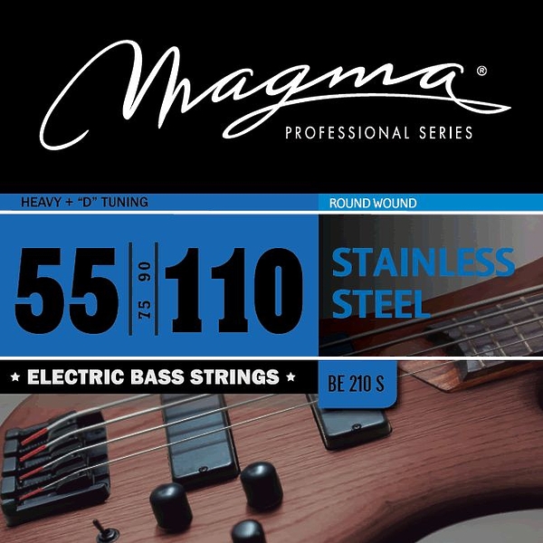 Струны для бас-гитары Magma BE210S артикул 334869Si-1