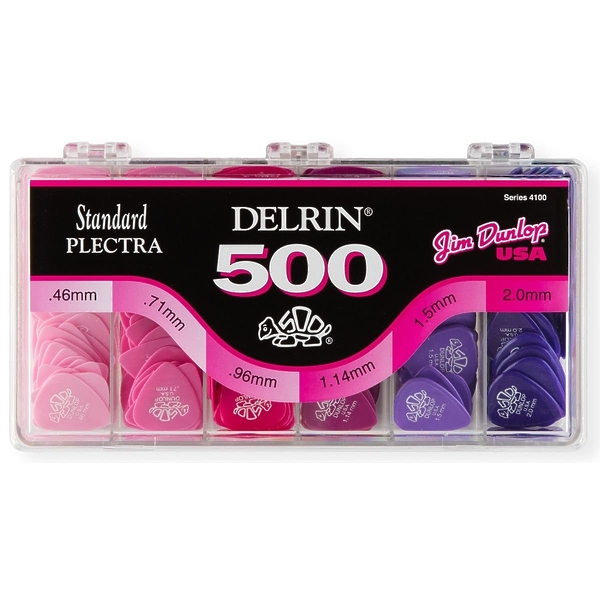 Медиаторы Dunlop 4100 Delrin 500 Display (324 шт) артикул 319671Si-1