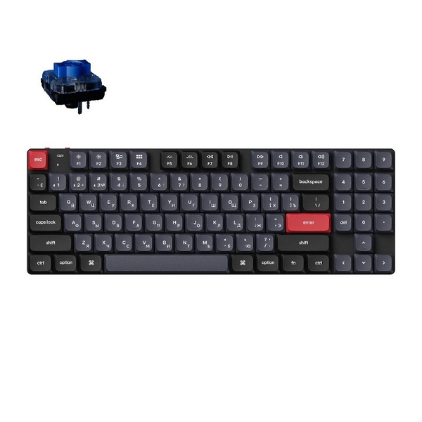 Беспроводная клавиатура Keychron K13 Pro, Gateron Blue Switch артикул 314920Si-1