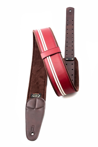 Ремень для гитары RightOn Straps Mojo Race Red артикул 331613Si-1 фото 3