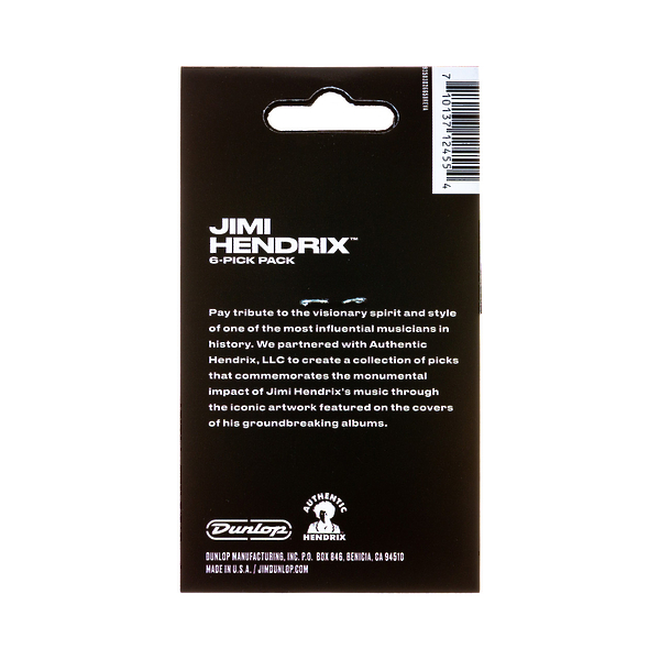 Медиаторы Dunlop JHP03H Jimi Hendrix Electric Ladyland (6 шт) артикул 312881Si-1 фото 3