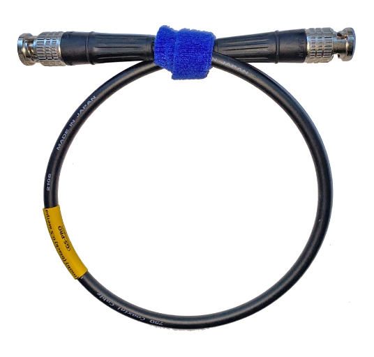 Кабель мобильный/сценический GS-PRO 12G SDI BNC-BNC (black) 0,5 метра артикул 313833Si-1