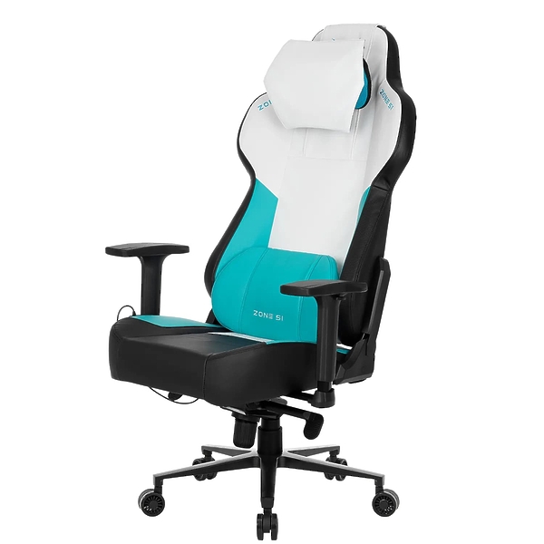 Кресло компьютерное игровое ZONE 51 IMPULSE White-Blue артикул 321597Si-1 фото 5