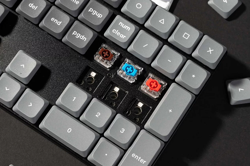 Беспроводная механическая ультратонкая клавиатура Keychron QMK K5 Max Hot Swap, RGB, Gateron Brown Switch артикул 336683Si-1 фото 5