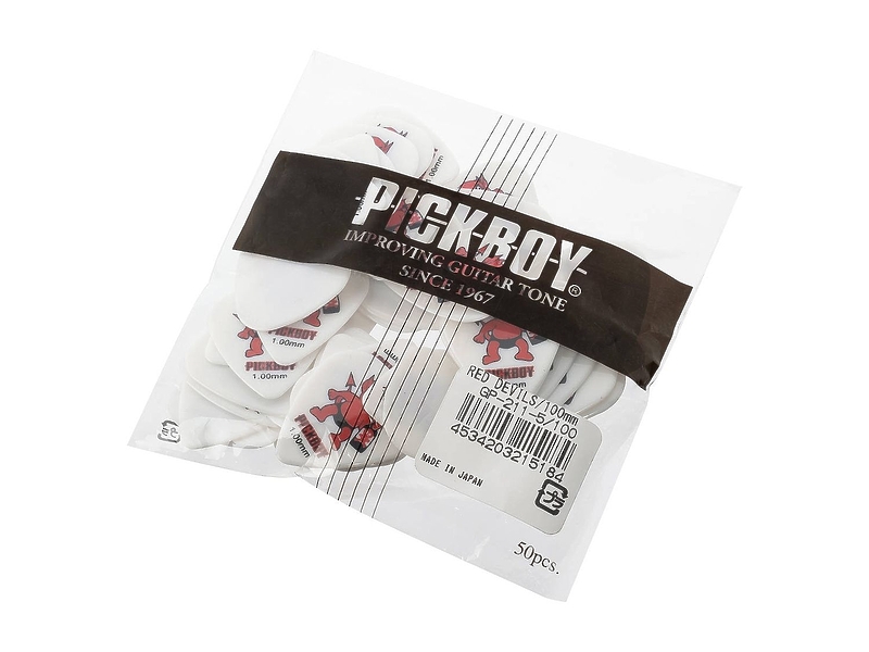 Медиаторы Pickboy Celltex Red Devil GP-211-5/100 (50 шт) артикул 332345Si-1 фото 3
