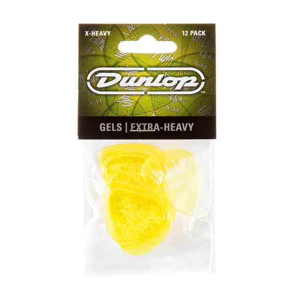 Медиаторы Dunlop 486PXH Gels X-H Yellow (12 шт) артикул 319509Si-1