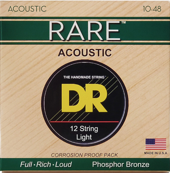 Струны для акустической гитары DR RPL-10/12 артикул 333226Si-1