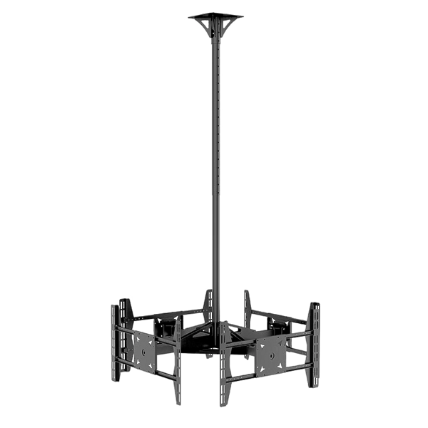 Потолочный кронштейн для 4х телевизоров Onkron CPRO2L-4 black артикул 339682SI-1