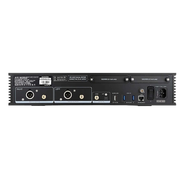Сетевой аудиоплеер Aurender A15 4TB HDD Black артикул 335942Si-1 фото 3
