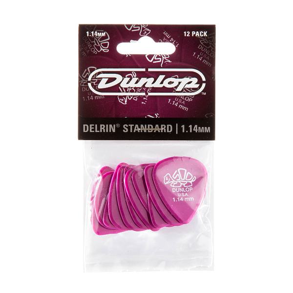 Медиаторы Dunlop 41P114 Delrin 500 (12 шт) артикул 319476Si-1