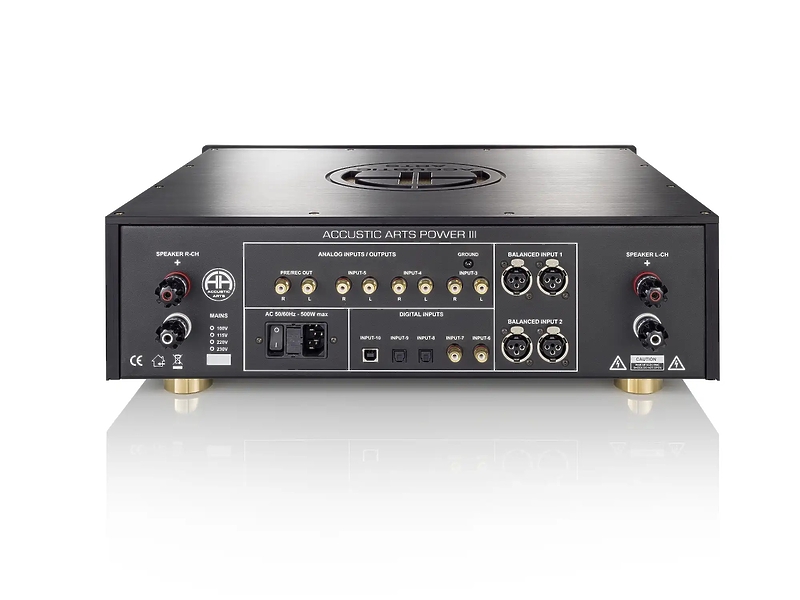 Интегральный усилитель Accustic Arts POWER III Digital + Phono black/gold edition артикул 306455Si-1 фото 3