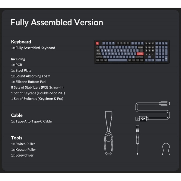 Беспроводная механическая клавиатура Keychron QMK K10 Pro, Hot-Swap, Keychron K pro Red Switch артикул 318951Si-1 фото 8