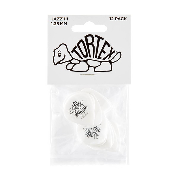 Медиаторы Dunlop 478P135 Tortex White Jazz III (12 шт) артикул 319579Si-1