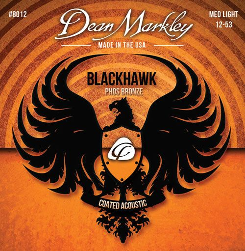 Струны для акустической гитары Dean Markley DM8012 Blackhawk Pure Bronze артикул 332708Si-1