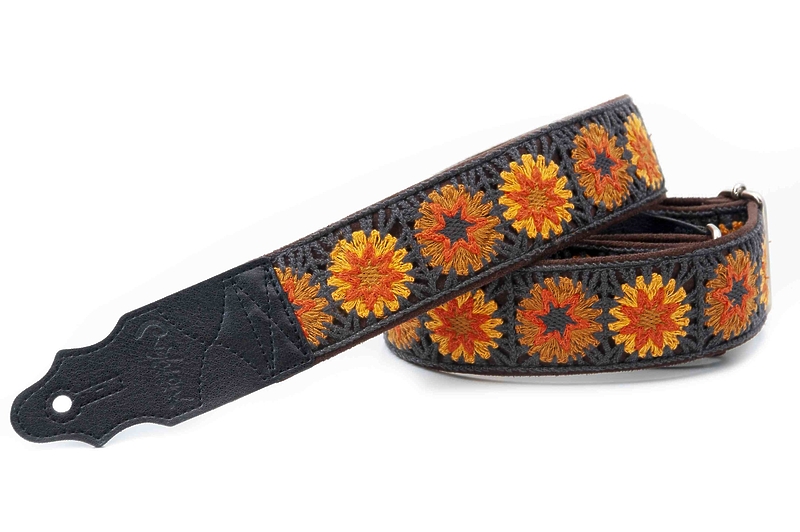 Ремень для гитары RightOn Straps Standard Plus Crochet Brown артикул 331882Si-1 фото 3