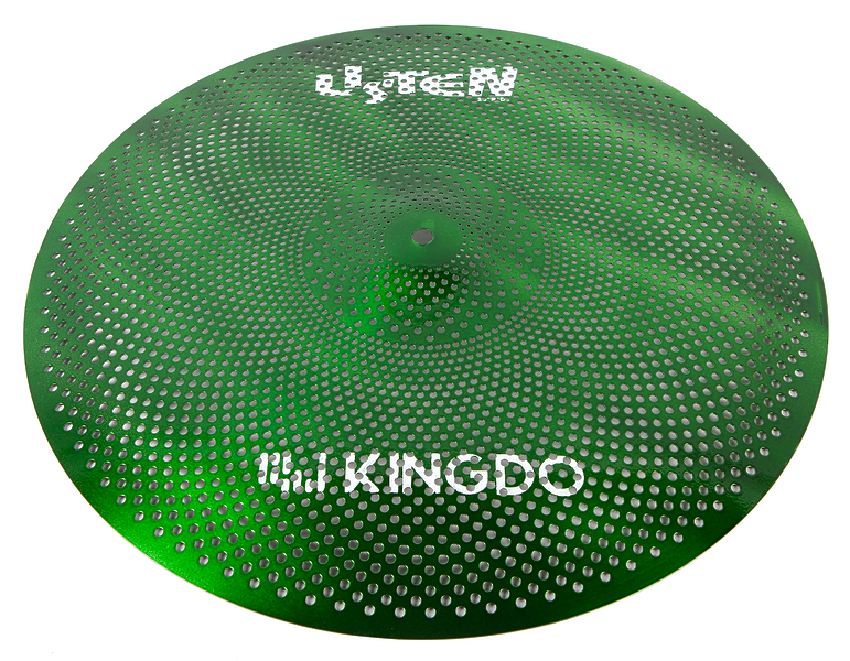 Комплект тарелок KINGDO LOW VOLUME SET 14"+16"+18"+20" GREEN артикул 320601Si-1 фото 4