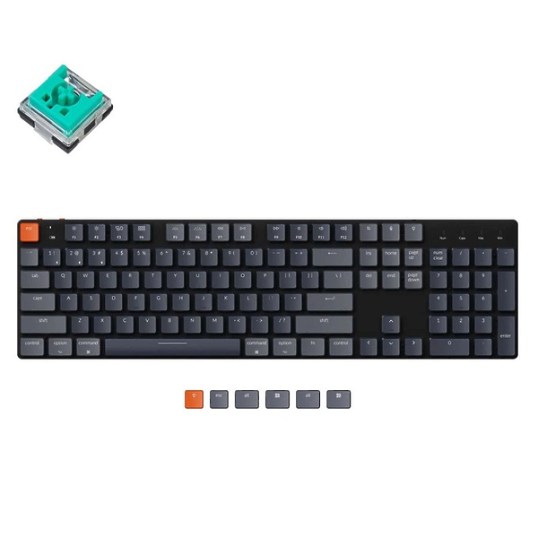 Беспроводная механическая клавиатура Keychron K5SE, Full Size, RGB, Mint Switch артикул 318966Si-1