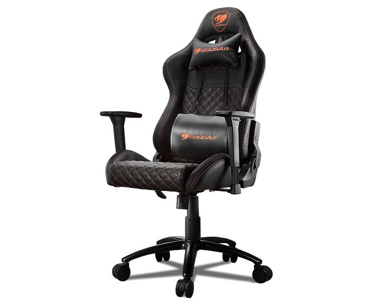 Кресло компьютерное игровое Cougar RAMPART Black артикул 312579Si-1 фото 4
