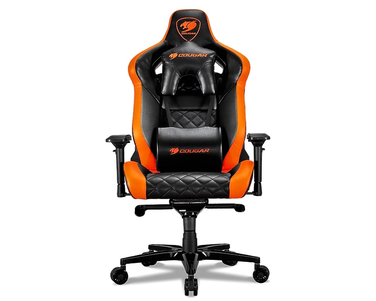 Кресло компьютерное игровое Cougar TITAN Black-Orange артикул 312584Si-1 фото 3