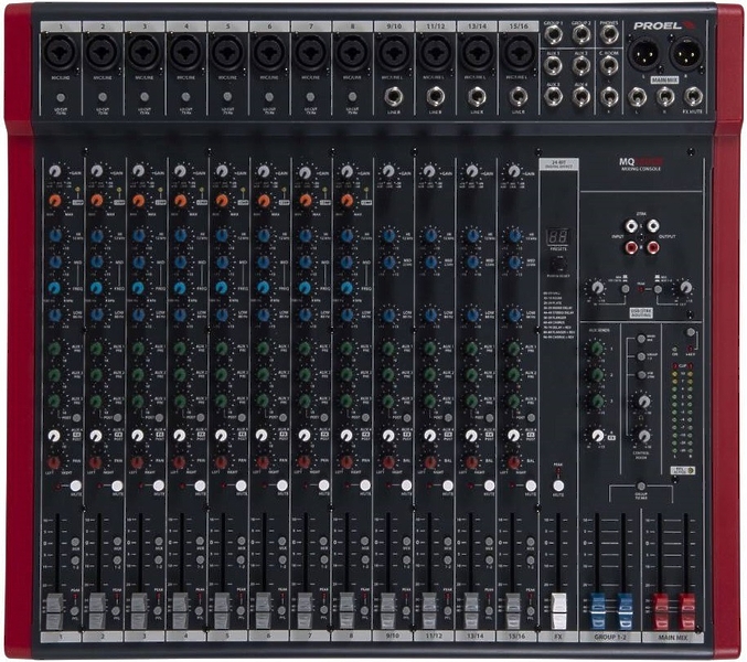 Микшер Proel MQ16USB артикул 309219Si-1
