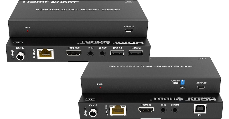 Передатчик и приемник HDMI по HDBaseT Prestel EHD-4K100U артикул 322055Si-1 фото 4