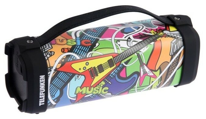 Колонка портативная Telefunken TF-PS1241B Rock music артикул 320745Si-1 в интернет-магазине «HiFiRussia»