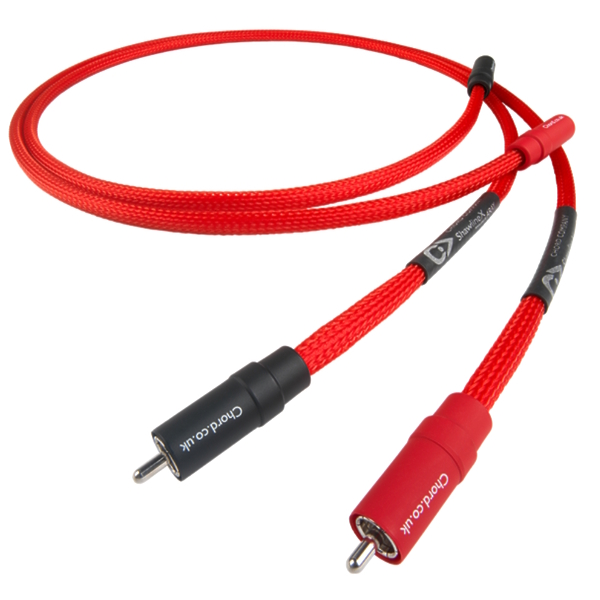 Кабель межблочный аудио Chord Company ShawlineX 2RCA to 2RCA 1.0m артикул 311012Si-1