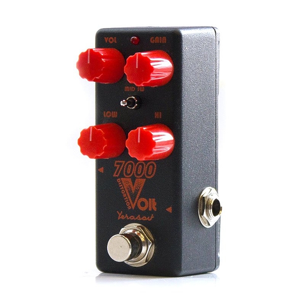 Педаль эффектов YERASOV 7000 Volt mini Distortion артикул 316965Si-1 фото 4
