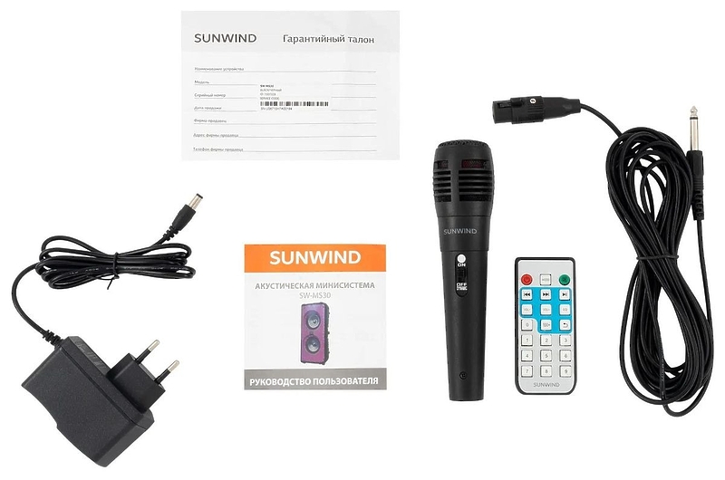 Минисистема Sunwind SW-MS30 черный артикул 320712Si-1 фото 19
