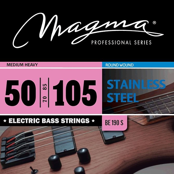 Струны для бас-гитары Magma BE190S артикул 334865Si-1