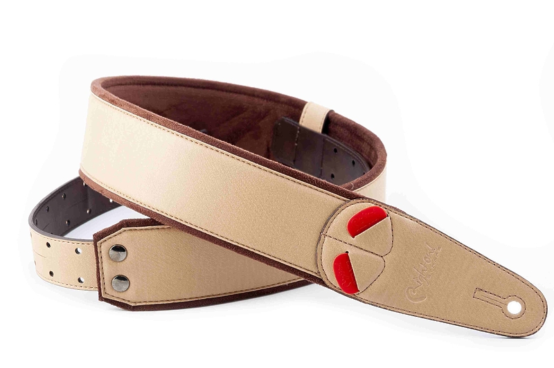 Ремень для гитары RightOn Straps Mojo Charm Beige артикул 331648Si-1