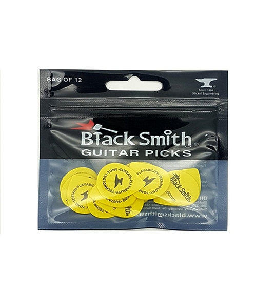 Медиаторы BlackSmith TDP010YW-H Heavy 1.0mm Yellow (12 шт.) артикул 307696Si-1