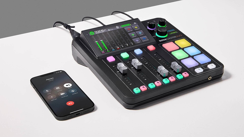 Цифровой пульт для интернет-вещания Rode R?DECASTER DUO артикул 309669Si-1 фото 9