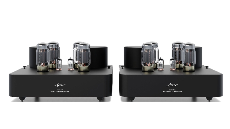 Ламповый усилитель мощности Fezz Audio Olympia Power Amplifier EVO Black Ice артикул 334081Si-1 в интернет-магазине «HiFiRussia»