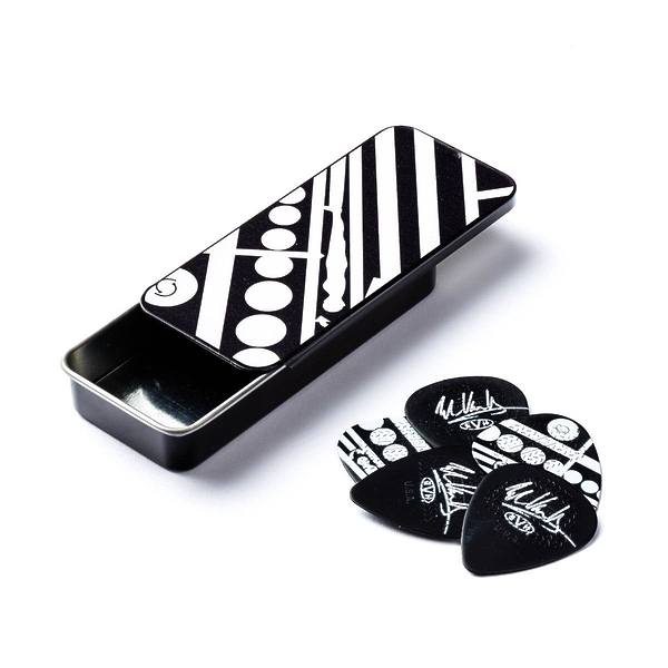 Медиаторы Dunlop EVHPT05 Eddie Van Halen Circles Pick Tin (6 шт) артикул 313001Si-1