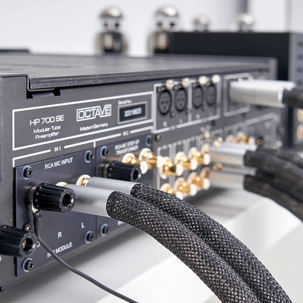Фоно кабель In-Akustik Referenz Phono 2405 AIR, 1.5 m, RCA - RCA, 0071875015 артикул 335187Si-1 фото 5