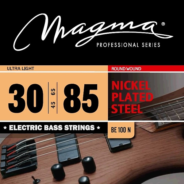 Струны для бас-гитары Magma BE100N артикул 334811Si-1