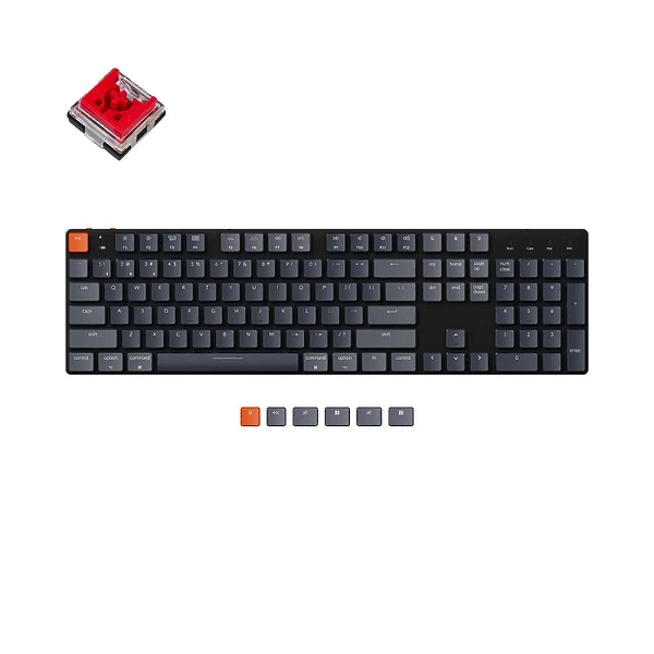 Беспроводная механическая клавиатура Keychron K5SE, Full Size, RGB, Red Switch артикул 318962Si-1