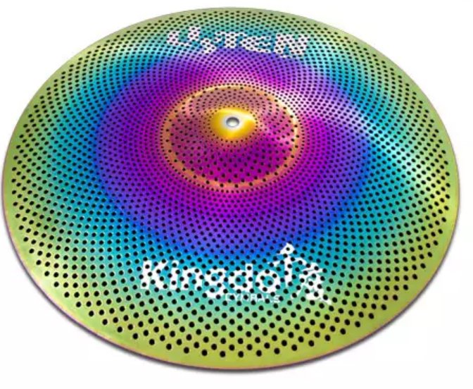 Комплект тарелок KINGDO LOW VOLUME SET 14"+16"+18"+20" RAINBOW артикул 320602Si-1 фото 6