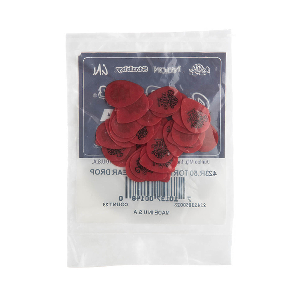 Медиаторы Dunlop 423R050 Tortex Small Teardrop (36 шт) артикул 319618Si-1
