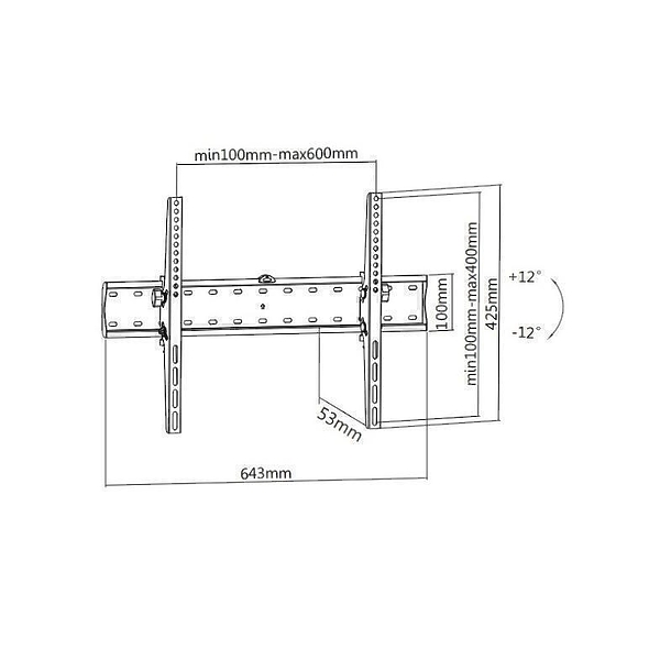 Настенный кронштейн ITech PLB12 артикул 339561SI-1 фото 5