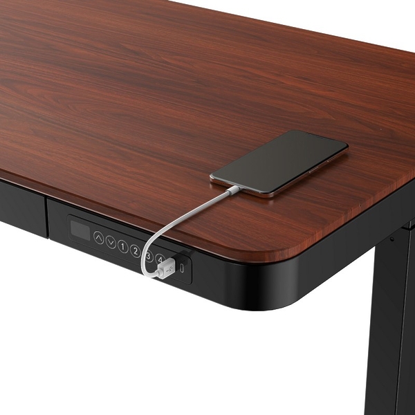 Стол для компьютера с электроприводом FoxGear FG-ED-47BDW, Dark Wood артикул 314915Si-1 фото 6
