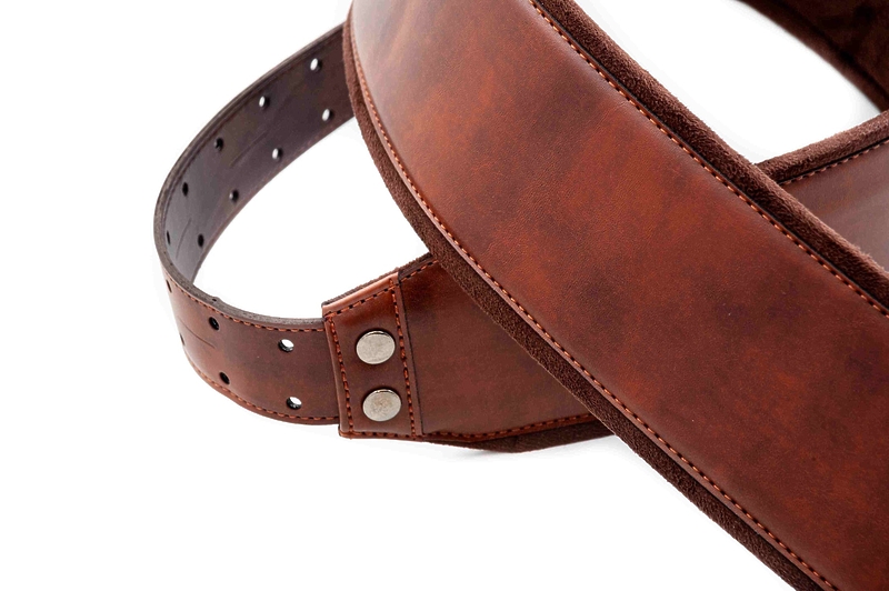 Ремень для гитары RightOn Straps Groove B-Charm Brown артикул 331623Si-1 фото 4