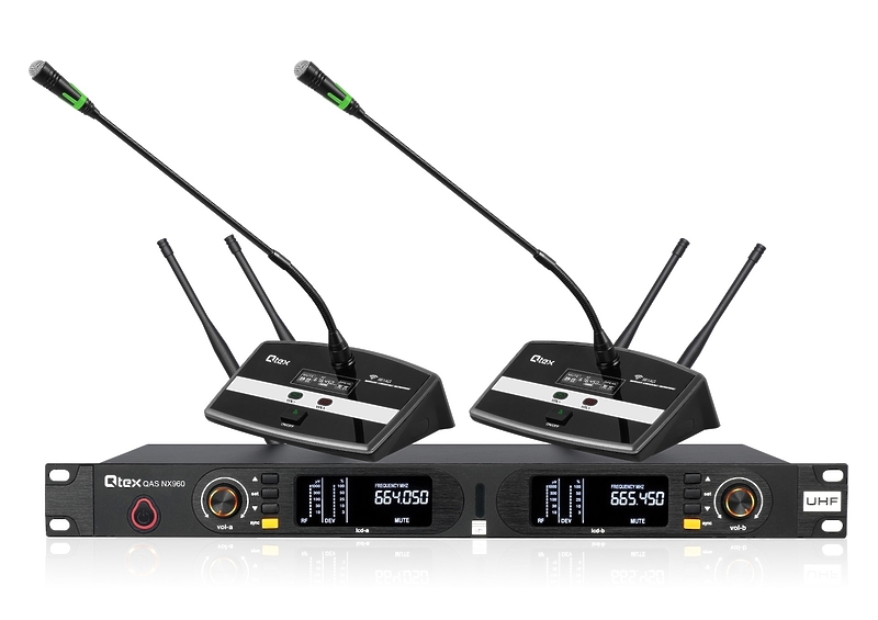 Двухканальная радиосистема true-diversity Qtex QAS NX960G артикул 320087Si-1 в интернет-магазине «HiFiRussia»